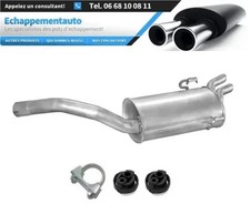 Peugeot 806 2.0Turbo (94–02) échappement avec silencieux arrière et homologation