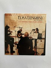 CD SINGLE PROMO ELSA LUNGHINI AVEC DA SILVA LES TREMBLEMENTS DE LA TERRE pochett