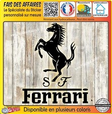 sticker autocollant Ferrari