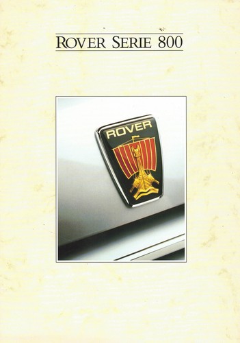 Brochure rover 820 - ▄▀▄,