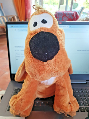 Peluche chien boule bill bd - boule, et