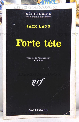 Série noire 1218 forte - noire,