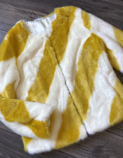 Sam Edelman Réversible Fausse Fourrure Veste Taille M Détail Neuf avec Étiquette