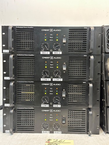 Crest audio 8002 pro series - crest,