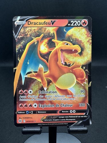 Carte pokémon dracaufeu - dracaufeu, v
