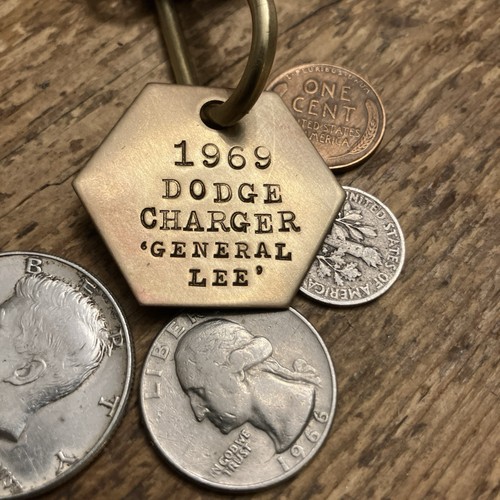 1969 dodge charger brass key - dodge,
