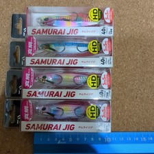 C-9431 J-6 Daiwa Samurai Jig 40g Set of 4. Pour bar, plie, daurade,