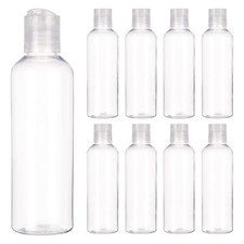 8 pack 200 ml vide en plastique PET Flacon de voyage portable avec bouchon a ...
