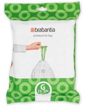 Lot 40 sacs distributeur poubelle 30 litres modèle "G" BRABANTIA