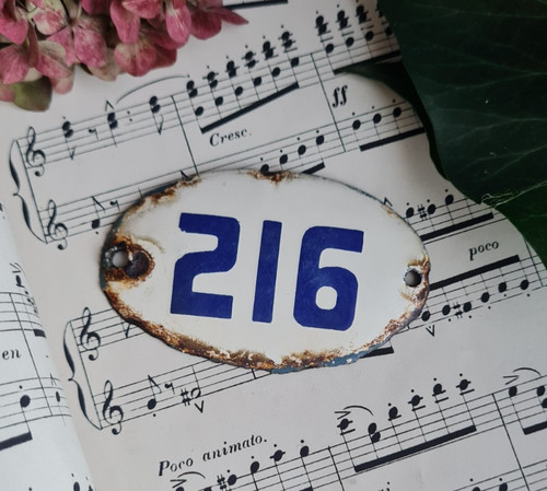 Ancienne plaque emaillee ovale - ancienne,