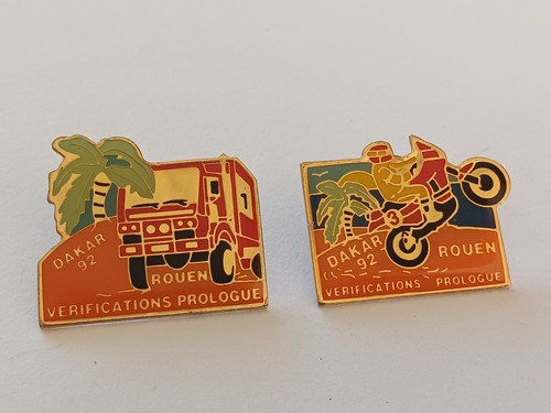 Lot pins vintage dakar - pins,
