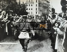 WWII Vintage Original B&W Photo, the Red Army and the Partisans in 1944