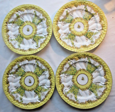 4 Assiettes à dessert début