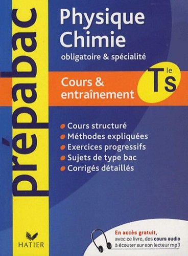 Physique chimie terminale - chimie,