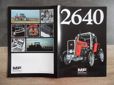Catalogue MASSEY FERGUSSON – TRACTEUR MF2640 – 4 roues motrices