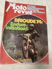 Magazine Moto revue N° 2182 1974 enduro Brioude usine Ceriani championnat France
