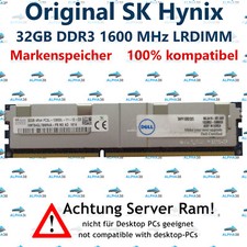 32 GB Lrdimm ECC DDR3-1600 HP HPE Proliant WS460c Gen8 G8 Serveur RAM