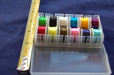 12x Bobine de Soie Multicolore, Floss, Fil pour Montage de Mouches 