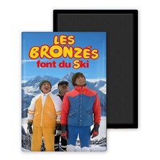 Les Bronzés font du ski version 2 - Magnet Frigo 54 x 78 mm