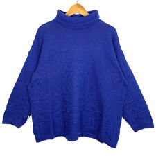 Pull Col Haut Mailles À Motifs Vintage 90’s