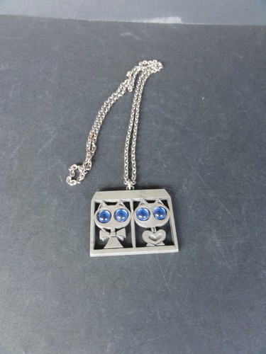 Collier pendentif vintage - collier,