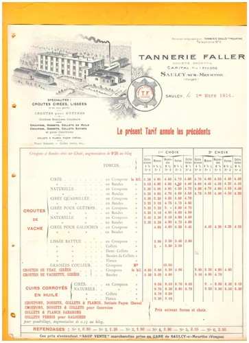 Saulcy usine tannerie - saulcy, /