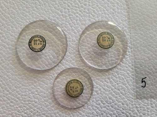 Lot verres de montre - lot,