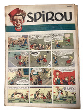 ANCIENNE REVUE SPIROU VINTAGE BANDE DESSINÉE LIVRE PAS LUCKY LUKE ASTÉRIX 1948