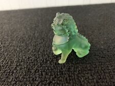 Chien de Fao vert cristal de