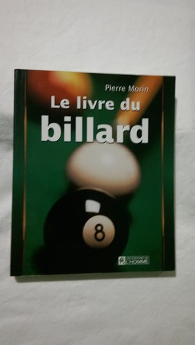 Livre billard morin - le,