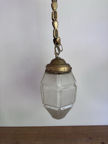 Lampe suspension verre - suspension,