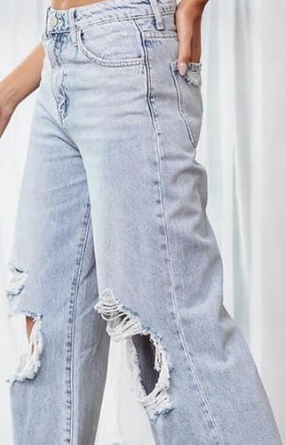 Jean bleu clair - jean, large