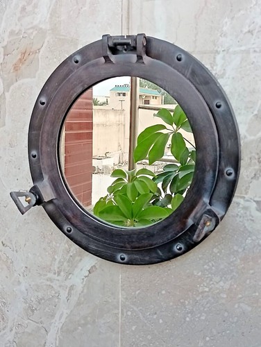 Miroir ancien hublot - miroir,