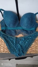 Ensemble lingerie femme Vert canard 85 C