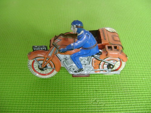 Jouet ancien side car moto - side-car-moto, sfa