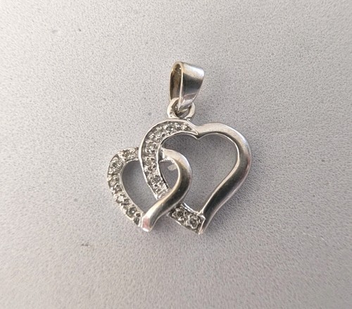 Pendentif coeur blanc 18k - coeur,