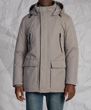 Veste à capuche grise en