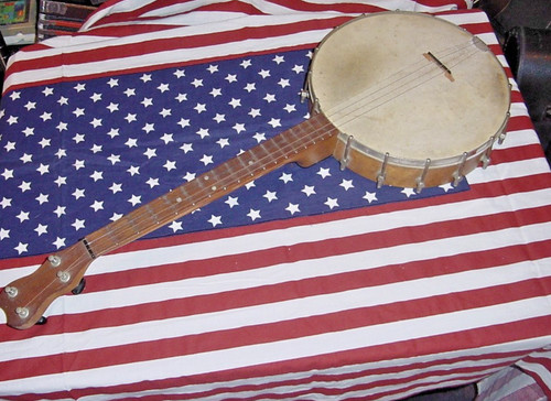 Vintage banjo antique - vintage,