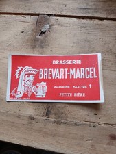 lot de 2 étiquettes brasserie breuvart