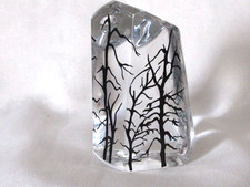 Presse papier en cristal arbre