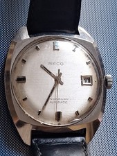 Montre RECO automatique en acier 38mm h.c. cadran gris