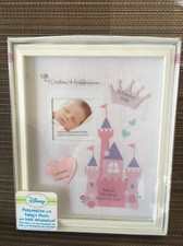 DISNEY Princess Framed Birth Announcement Designed By Kirsten Hoffman NIB