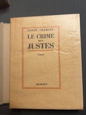André CHAMSON LE CRIME DES