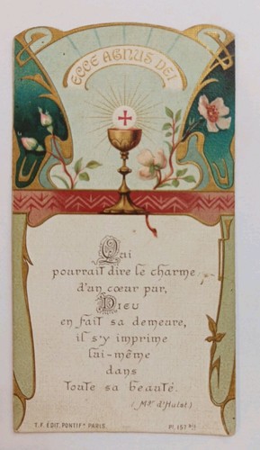 Ancienne image pieuse - , de