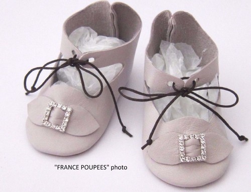 Chaussures cuir jumeau - jumeau, 7.5cm