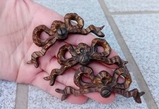 1 Ancienne décoration / ornement NOEUD  BRONZE MEUBLE PENDULE LUSTRE LAMPE N°40A