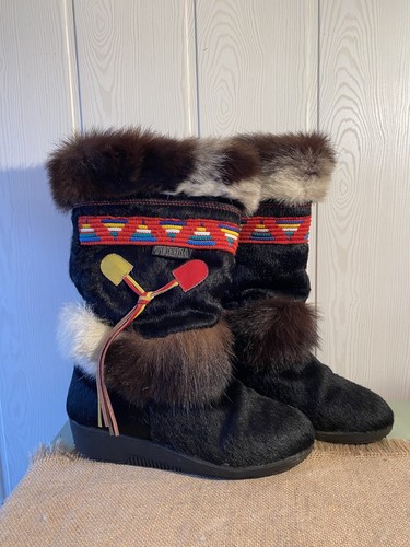 Bottes après ski fourrure - bottes,