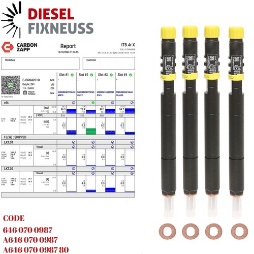 Injecteur mercedes w211 - 4x,