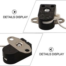 Mini interrupteur à tirette utilitaire pour meubles et luminaires lot de 2