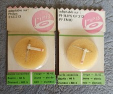 Lot de 2 Saphirs pour PHILIPS GP 212 /213